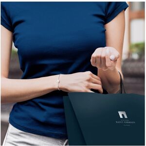 Ateliers Saint Germain White Silver Pearl Bracelet - Semi Rigid - One Size Ateliers Saint Germain White Silver Pearl Bracelet - Semi Rigid - One Size