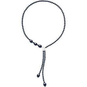 Vrouwen Halsketting Ateliers Saint Germain - Zoetwaterparels - Zwart - 42cm Vrouwen Halsketting Ateliers Saint Germain - Zoetwaterparels - Zwart - 42cm