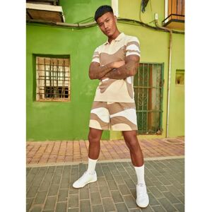 Project X Paris Taupe Shorts - Golf Effect - Maat S Project X Paris Taupe Shorts - Golf Effect - Maat S