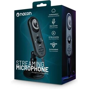 Nacon Schwarz Mikrofon - Kardiode, Kompakt, PC & Streaming Nacon Schwarz Mikrofon - Kardiode, Kompakt, PC & Streaming