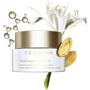 Crema de Día Nutri-Lumière SPF15 de Clarins, cara y cuello, 50 ml Crema de Día Nutri-Lumière SPF15 de Clarins, cara y cuello, 50 ml