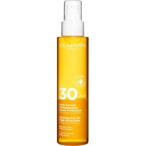 Óleo solar Clarins Proteção Alta SPF30 Rosto e Corpo Óleo solar Clarins Proteção Alta SPF30 Rosto e Corpo