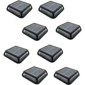 Lumisky - Set mit 8 Solarspotlights Weiße LED - Schwarz Lumisky - Set mit 8 Solarspotlights Weiße LED - Schwarz