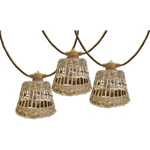 Guirlande lumineuse en rotin beige Lumisky - Guirlande d'extérieur - Publicité Guirlande lumineuse en rotin beige Lumisky - Guirlande d'extérieur - Publicité