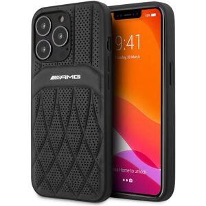 Coque dure en cuir Mercedes AMG pour iPhone 13 Pro Max - Design sportif Coque dure en cuir Mercedes AMG pour iPhone 13 Pro Max - Design sportif