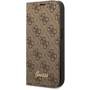Funda de cartera de cuero Guess para iPhone 14 Plus - Marrón - Funda de teléfono Funda de cartera de cuero Guess para iPhone 14 Plus - Marrón - Funda de teléfono
