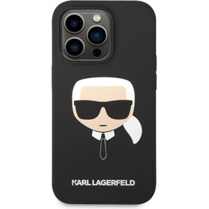 Karl Lagerfeld Silicone Ikonik Karl's Head - Case for iPhone 14 Pro Max - Smartphone Cover Karl Lagerfeld Silicone Ikonik Karl's Head - Case for iPhone 14 Pro Max - Smartphone Cover