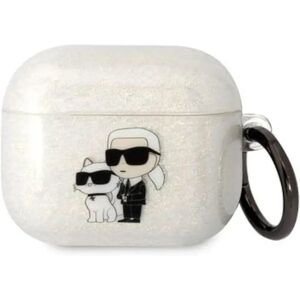 Coque pour AirPods 3 de Karl Lagerfeld - Glitter Transparente - Protection & Style Coque pour AirPods 3 de Karl Lagerfeld - Glitter Transparente - Protection & Style
