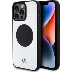 Mercedes Leather&Alu iPhone 15 Pro Case - Silver - Phone Case Mercedes Leather&Alu iPhone 15 Pro Case - Silver - Phone Case