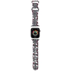 Bracelet Apple Watch Hello Kitty pour Series 1-8, SE, SE2 - Noir/Blanc/Rouge Bracelet Apple Watch Hello Kitty pour Series 1-8, SE, SE2 - Noir/Blanc/Rouge