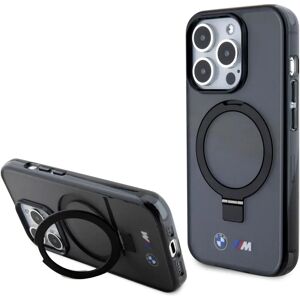 BMW iPhone 15 Pro 6.1 Black Hardcase Ring Stand M Collection - Phone Case BMW iPhone 15 Pro 6.1 Black Hardcase Ring Stand M Collection - Phone Case
