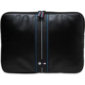 BMW Sleeve BMCS16COMSCAKL - Housse pour ordinateur portable 16 pouces noir à rayures bleues BMW Sleeve BMCS16COMSCAKL - Housse pour ordinateur portable 16 pouces noir à rayures bleues