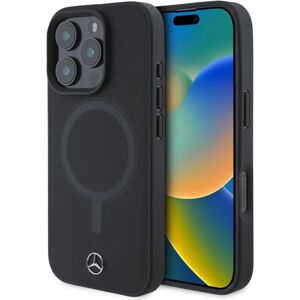 Mercedes iPhone 16 Pro Leather MagSafe Case - Smartphone Accessory Mercedes iPhone 16 Pro Leather MagSafe Case - Smartphone Accessory
