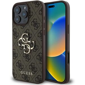 Guess iPhone 16 Pro Max Brown 4G Logo Case - Phone Cover Guess iPhone 16 Pro Max Brown 4G Logo Case - Phone Cover