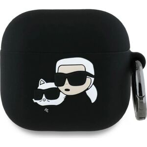 Étui pour écouteurs Karl Lagerfeld KLA4RUNKCHK - Silicone, Noir Étui pour écouteurs Karl Lagerfeld KLA4RUNKCHK - Silicone, Noir