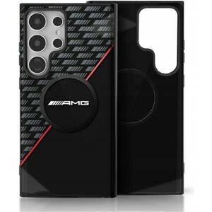Coque Mercedes Amg S25 Ultra Noir/Rouge - Double Couche Rhombs Magsafe Coque Mercedes Amg S25 Ultra Noir/Rouge - Double Couche Rhombs Magsafe
