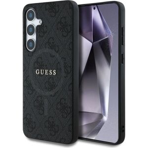 Guess Galaxy S25 Leather Case - MagSafe Black Guess Galaxy S25 Leather Case - MagSafe Black