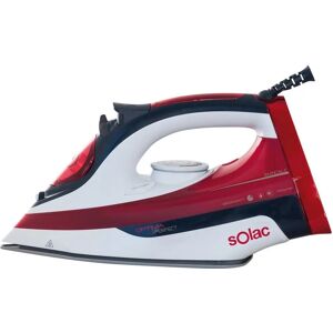 Fer à vapeur SOLAC PV2014 Optima Perfect - Semelle en céramique - 2600W - Rouge et Blanc Fer à vapeur SOLAC PV2014 Optima Perfect - Semelle en céramique - 2600W - Rouge et Blanc