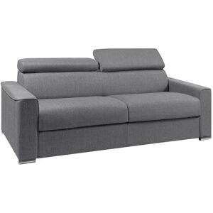 Divano Letto Grigio Dunlopillo - Con Schiuma Memory - 4 Posti Divano Letto Grigio Dunlopillo - Con Schiuma Memory - 4 Posti