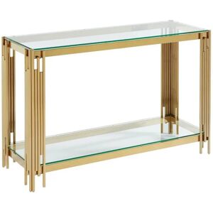 Pascal Morabito Nomelano Glazen & Stalen Console - Modern Design Pascal Morabito Nomelano Glazen & Stalen Console - Modern Design