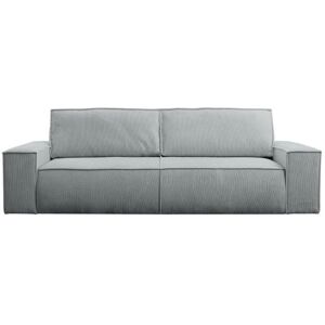 Unique Amelia Hellgraues Samtsofa-Bett - 4-Sitzer Unique Amelia Hellgraues Samtsofa-Bett - 4-Sitzer