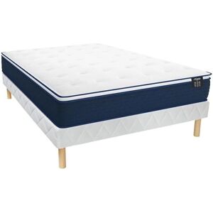 Set Letto Ysmée 160x200 cm - Materasso a molle insacchettate e Struttura Set Letto Ysmée 160x200 cm - Materasso a molle insacchettate e Struttura