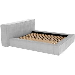 Pascal Morabito - Letto con contenitore 160x200 - Velluto Grigio Chiaro - Europa Pascal Morabito - Letto con contenitore 160x200 - Velluto Grigio Chiaro - Europa