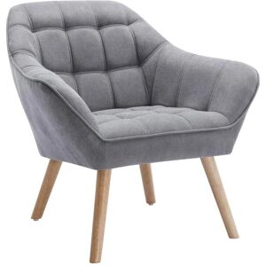 Poltrona Caserta da Unique - Estilo Escandinavo, Cinza, 1 Lugar Poltrona Caserta da Unique - Estilo Escandinavo, Cinza, 1 Lugar