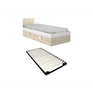 Vente-unique Doppelbett mit Schublade - 90x190 cm - Ohne Matratze Vente-unique Doppelbett mit Schublade - 90x190 cm - Ohne Matratze