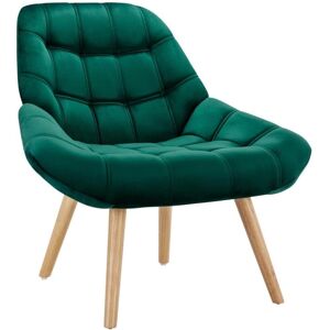 Vente-unique Sillón Verde Luosto - Muebles de Salón Vente-unique Sillón Verde Luosto - Muebles de Salón