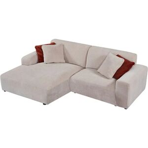 Maison Céphy TIRONO Sofá de canto esquerdo em veludo - Sofá Maison Céphy TIRONO Sofá de canto esquerdo em veludo - Sofá