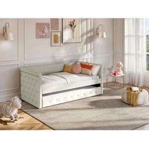 Vente-unique Louisa Beige Multifunktionales Schlafsofa - 90x190 cm Vente-unique Louisa Beige Multifunktionales Schlafsofa - 90x190 cm