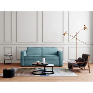 Canapé convertible velours turquoise 3 places - Sofá Cama - Publicité Canapé convertible velours turquoise 3 places - Sofá Cama - Publicité