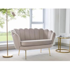 PASCAL MORABITO Canapé 2 places en velours - Design rétro moderne - Publicité PASCAL MORABITO Canapé 2 places en velours - Design rétro moderne - Publicité