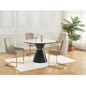 Vente-unique Modèle Berlona Lot de 2 Chaises en Velours - Chaise - Publicité Vente-unique Modèle Berlona Lot de 2 Chaises en Velours - Chaise - Publicité