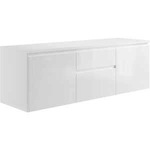 Vente-Unique Jimena II Mueble de baño suspendido - Blanco - 150x50 cm Vente-Unique Jimena II Mueble de baño suspendido - Blanco - 150x50 cm