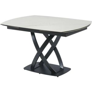 Liomeli Ausziehbarer Esstisch - Keramik, Glas, Metall - Modernes Marmor-Design Liomeli Ausziehbarer Esstisch - Keramik, Glas, Metall - Modernes Marmor-Design