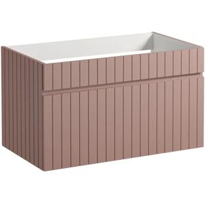 Vente-unique Gabinete de baño rosa Satara - 80cm Cierre suave Vente-unique Gabinete de baño rosa Satara - 80cm Cierre suave