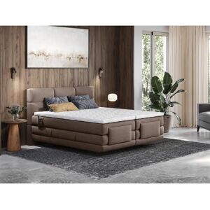 Ensemble de luxe Boxspring Palacio avec cadres électriques réglables - Marron Ensemble de luxe Boxspring Palacio avec cadres électriques réglables - Marron
