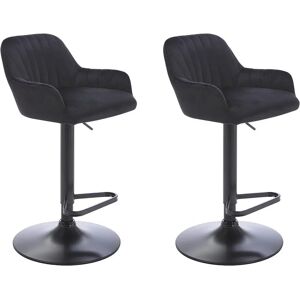 ELEANA Fluwelen Verstelbare Barkrukken - Moderne Retro Stijl ELEANA Fluwelen Verstelbare Barkrukken - Moderne Retro Stijl