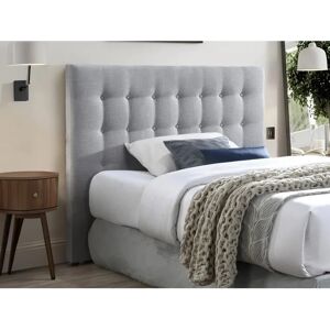 Cabeceira almofadada cinza claro - Vente-unique Cabeceira almofadada cinza claro - Vente-unique