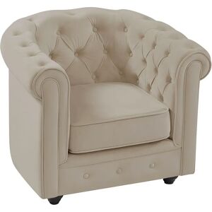 Poltrona Chesterfield de Veludo - Sofá Vente-unique Poltrona Chesterfield de Veludo - Sofá Vente-unique