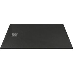 Vente-unique Piattino doccia in resina nero 120x80cm - Design moderno Vente-unique Piattino doccia in resina nero 120x80cm - Design moderno