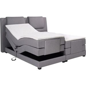 Vente-unique Conjunto Elegante Boxspring - Cama elétrica ajustável - 2x90x200cm Vente-unique Conjunto Elegante Boxspring - Cama elétrica ajustável - 2x90x200cm
