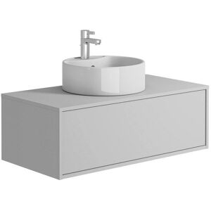 Móveis de banheiro suspensos Vente-unique Teana - Branco, 94cm, Modelo II Móveis de banheiro suspensos Vente-unique Teana - Branco, 94cm, Modelo II