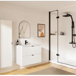 Juego de Muebles de Baño ZEVINI - Texturizado, Cierre Suave, 80cm Juego de Muebles de Baño ZEVINI - Texturizado, Cierre Suave, 80cm