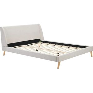 Cama escandinava única 160x200 - Poliéster - Beige - Cama Cama escandinava única 160x200 - Poliéster - Beige - Cama