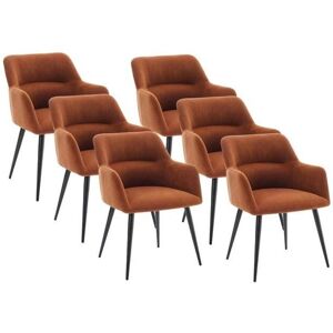 Chaise HEKA - 6 chaises avec accoudoirs - Intérieur Chaise HEKA - 6 chaises avec accoudoirs - Intérieur