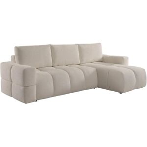 Vente-unique Sofá Esquina Reversible Beige ISSORO II Vente-unique Sofá Esquina Reversible Beige ISSORO II