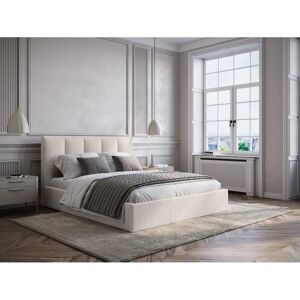Vente-unique Schlafsofa mit Stauraum - Beige - 140x190 cm - Modernes Design Vente-unique Schlafsofa mit Stauraum - Beige - 140x190 cm - Modernes Design